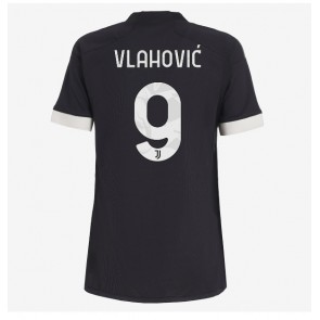 Juventus Dusan Vlahovic #9 Koszulka Trzecich Kobiety 2023-24 Krótki Rękaw